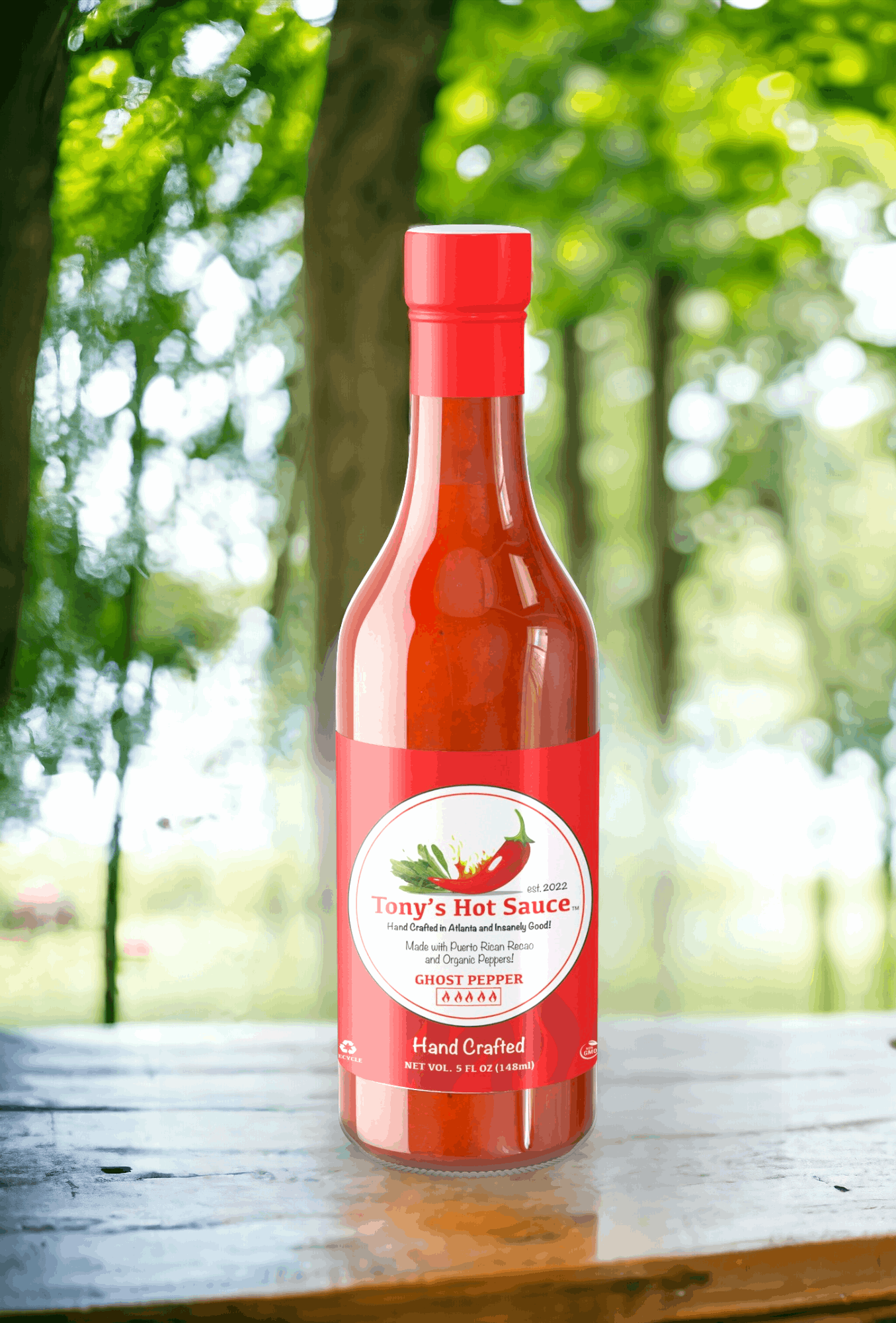 Tony's Handcrafted "Ghost Pepper" Hot Sauce 5oz
