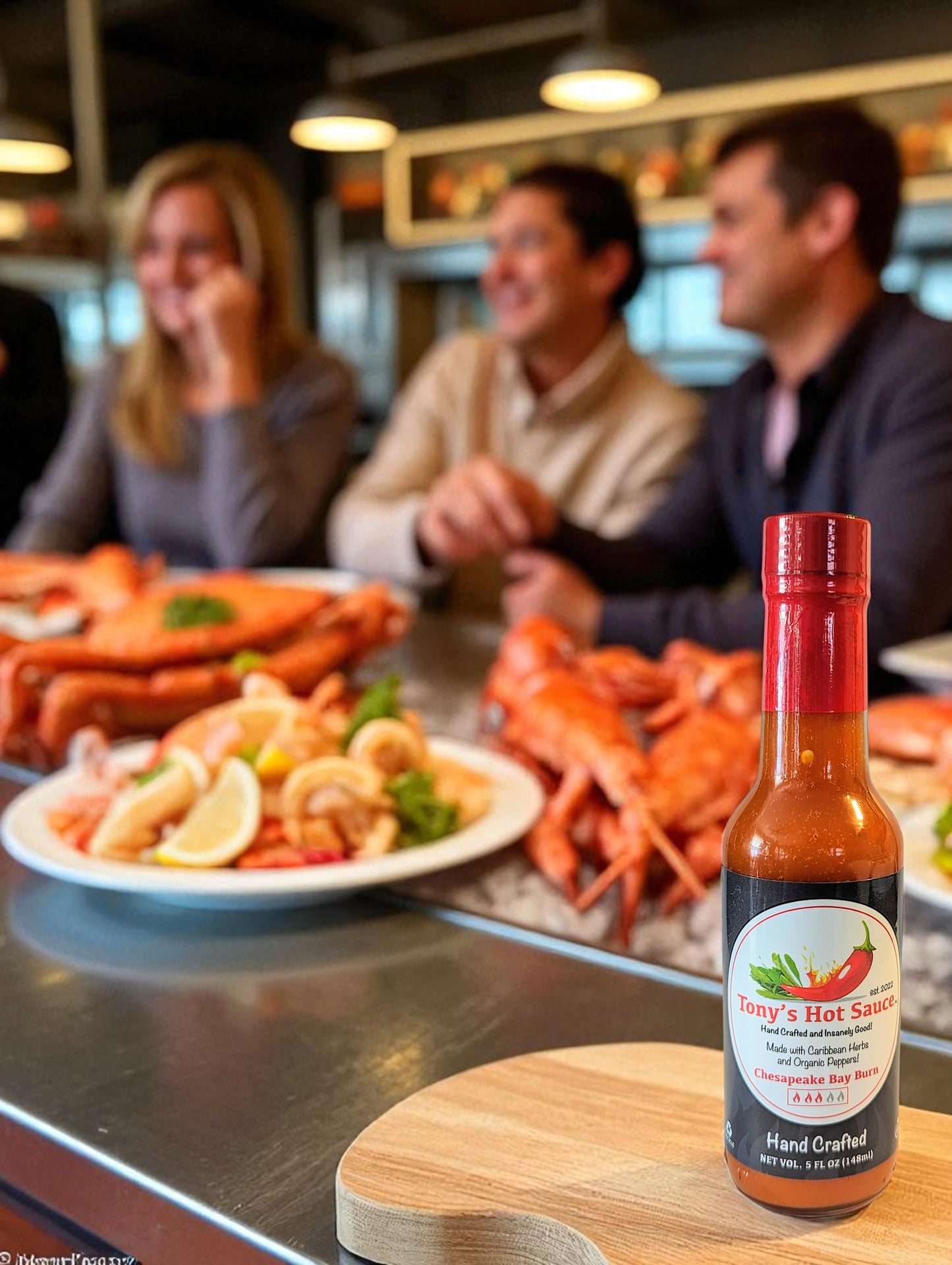 Tony's Handcrafted Hot Sauce- Chesapeake Bay Burn 5oz Bottle