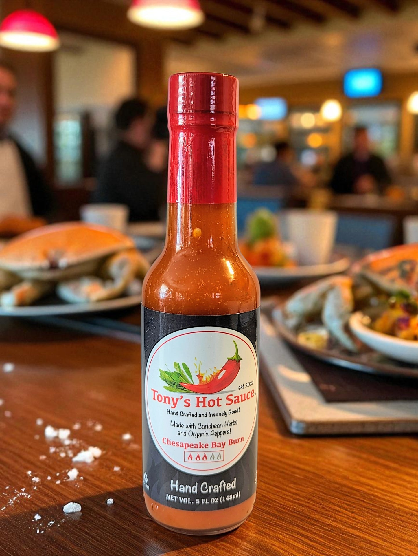 Tony's Handcrafted Hot Sauce- Chesapeake Bay Burn 5oz Bottle